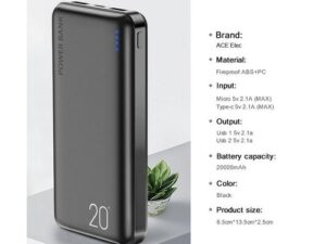 ace elec 20000 mah portable power bank